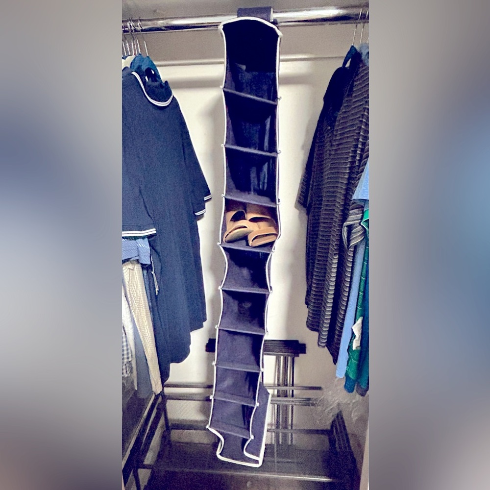Hanging Closet Organizer for Shoes, Purses & Clothes